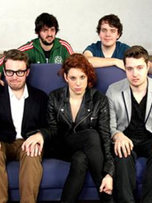 The Lunchtime Club 2011. Image shows from L to R: John Kearns, Fin Taylor, Suzi Ruffell, Joe Wells, Max Dickins