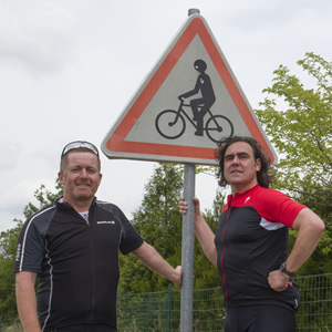 Micky Flanagan's Detour De France. Image shows from L to R: Noel Lynch, Micky Flanagan