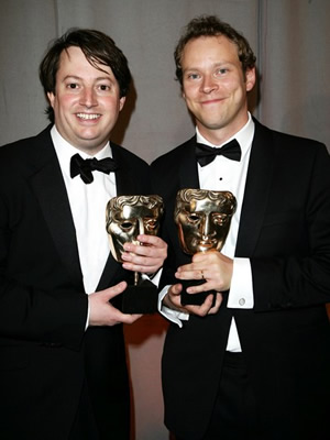 Image shows from L to R: David Mitchell, Robert Webb