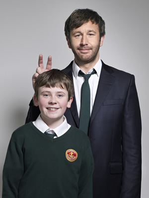 Moone Boy. Image shows from L to R: Martin (David Rawle), Sean Murphy (Chris O'Dowd). Copyright: Baby Cow Productions / Sprout Pictures