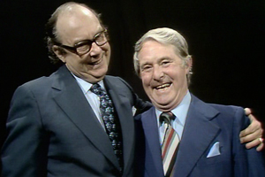The Morecambe & Wise Show. Image shows from L to R: Eric Morecambe, Ernie Wise. Copyright: Thames Television