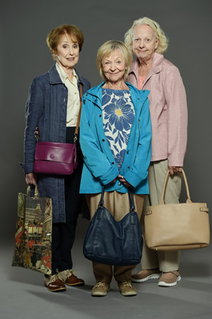 Murder On The Blackpool Express. Image shows from L to R: Peggy (Una Stubbs), Mildred (Sheila Reid), Marge (Susie Blake)