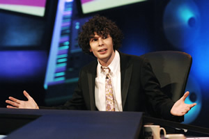 Never Mind The Buzzcocks. Simon Amstell. Copyright: TalkbackThames / BBC