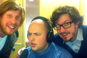 Pappy's Bangers and Mash. Image shows from L to R: Ben Clark, Tom Parry, Matthew Crosby