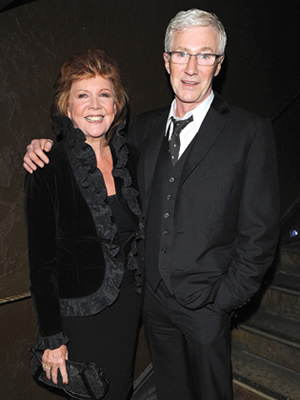 Image shows from L to R: Cilla Black, Paul O'Grady