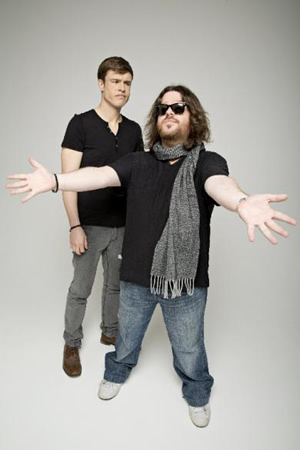 Peacock & Gamble. Image shows from L to R: Ed Gamble, Ian Boldsworth