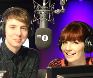 Image shows from L to R: Phil Taggart, Alice Levine. Copyright: Alan Peebles / BBC