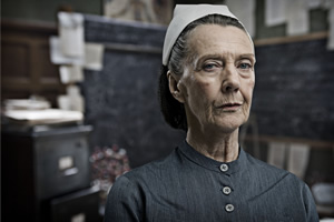 Psychoville. Nurse Kenchington (Eileen Atkins). Copyright: BBC