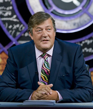 QI. Stephen Fry. Copyright: TalkbackThames