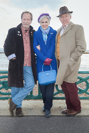 The Rebel. Image shows from L to R: Charles (Bill Paterson), Margaret (Anita Dobson), Henry Palmer (Simon Callow). Copyright: Retort