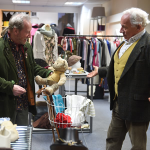 The Rebel. Image shows from L to R: Charles (Bill Paterson), Henry Palmer (Simon Callow). Copyright: Retort