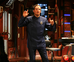 Red Dwarf. Rimmer (Chris Barrie). Copyright: Grant Naylor Productions / BBC