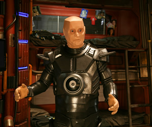 Red Dwarf. Kryten (Robert Llewellyn). Copyright: Grant Naylor Productions / BBC