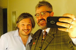 Richard Herring's Leicester Square Theatre Podcast. Image shows from L to R: Richard Herring, Phill Jupitus