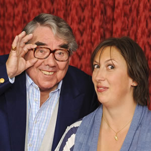 Ronnie Corbett's Comedy Britain. Image shows from L to R: Ronnie Corbett, Miranda Hart. Copyright: ITV Studios