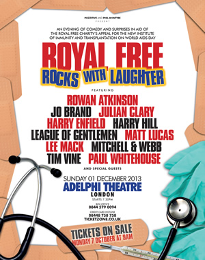 Royal Free Rocks With Laughter