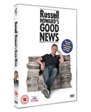 Russell Howard's Good News DVD. Copyright: Avalon Television