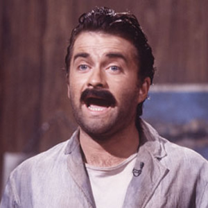 Harry Enfield as Stavros. Copyright: London Weekend Television