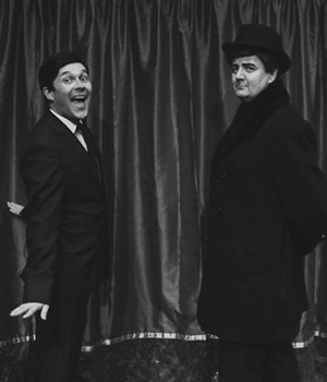 Seriously Funny - Kenneth Williams and Tony Hancock. Image shows from L to R: Wink Taylor, Iain Barton