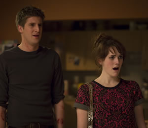 Siblings. Image shows from L to R: Dan (Tom Stourton), Hannah (Charlotte Ritchie). Copyright: Bwark Productions