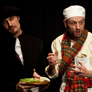 Sitcom Mission 2011. In The Meantime. Image shows left to right: Stephen Harvey, James Sutherland