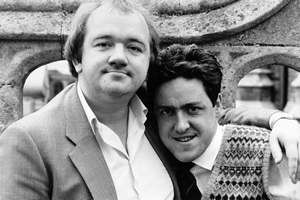 Image shows from L to R: Mel Smith, Griff Rhys Jones