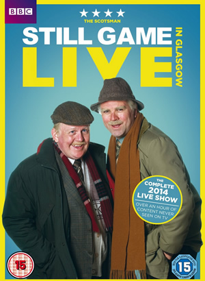 Still Game Live. Image shows from L to R: Jack Jarvis (Ford Kiernan), Victor McDade (Greg Hemphill)