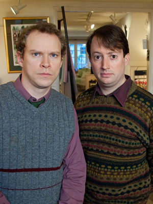 That Mitchell And Webb Look. Image shows from L to R: Robert Webb, David Mitchell. Copyright: BBC