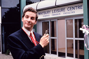 The Brittas Empire. Gordon Brittas (Chris Barrie). Copyright: BBC The Brittas Empire. Gordon Brittas (Chris Barrie). Copyright: BBC