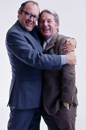 The Morecambe & Wise Show. Image shows from L to R: Eric Morecambe, Ernie Wise. Copyright: BBC