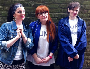 Those Three Girls. Image shows from L to R: Susannah Adele, Carly Sheppard, Lucy Barnett