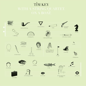 Tim Key. With A String Quartet. On A Boat.. Copyright: Angular Recording Co