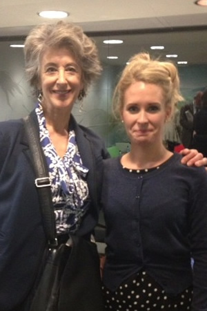 To Hull And Back. Image shows from L to R: Sheila (Maureen Lipman), Sophie (Lucy Beaumont). Copyright: BBC