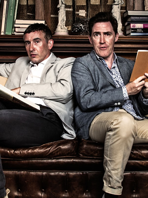 The Trip. Image shows from L to R: Steve (Steve Coogan), Rob (Rob Brydon). Copyright: Baby Cow Productions / Arbie