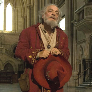 Terry Pratchett's The Colour Of Magic. Rincewind (David Jason). Copyright: The Mob Film Co