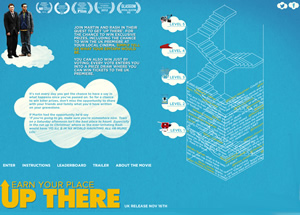 Up There Game Website. Copyright: Wilder Films