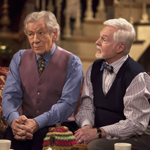 Vicious. Image shows from L to R: Freddie (Ian McKellen), Stuart (Derek Jacobi). Copyright: Brown Eyed Boy / Kudos Productions