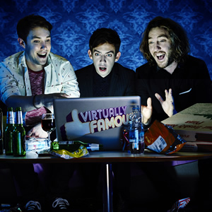 Virtually Famous. Image shows from L to R: Chris Stark, Seann Walsh. Copyright: Talkback / Hungry Bear Media