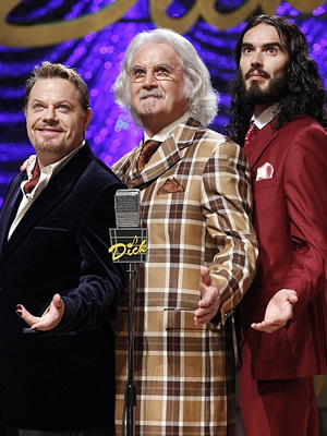 What About Dick?. Image shows from L to R: Eddie Izzard, Billy Connolly, Russell Brand