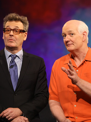 Image shows from L to R: Greg Proops, Colin Mochrie