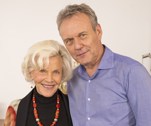 You, Me & Them. Image shows from L to R: Rose Walker (Honor Blackman), Ed Walker (Anthony Head). Copyright: Hat Trick Productions