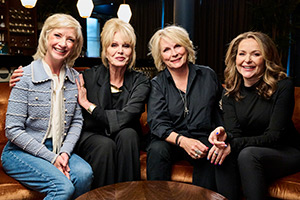 Absolutely Fabulous: Inside Out. Image shows left to right: Jane Horrocks, Joanna Lumley, Jennifer Saunders, Julia Sawalha