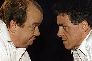 Alas Smith & Jones. Image shows left to right: Mel Smith, Griff Rhys Jones