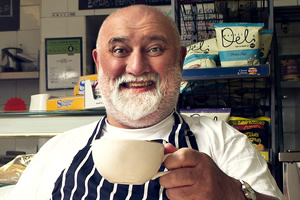 Alexei Sayle's Imaginary Sandwich Bar. Alexei Sayle. Copyright: BBC