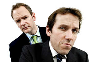 The Armstrong & Miller Show. Image shows from L to R: Alexander Armstrong, Ben Miller