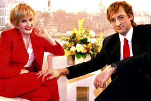 Alistair McGowan's Big Impression. Image shows from L to R: Ronni Ancona, Alistair McGowan. Copyright: Vera Productions
