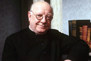 Bless Me, Father. Father Charles Clement Duddleswell (Arthur Lowe). Copyright: London Weekend Television