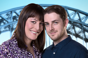 Boy Meets Girl. Image shows from L to R: Judy (Rebecca Root), Leo (Harry Hepple). Copyright: Tiger Aspect Productions