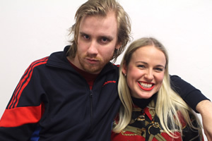 Brown Bread. Image shows from L to R: Bobby Mair, Anneka Harry