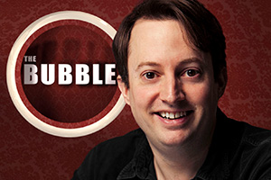 The Bubble. David Mitchell. Copyright: Hat Trick Productions